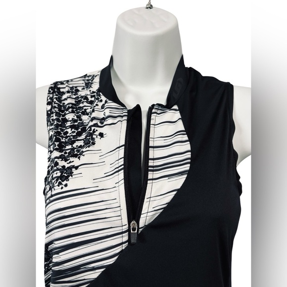 Louis Garneau, Sleeveless Cycling Jersey, Small, Black & White 🚲 - Picture 4 of 10